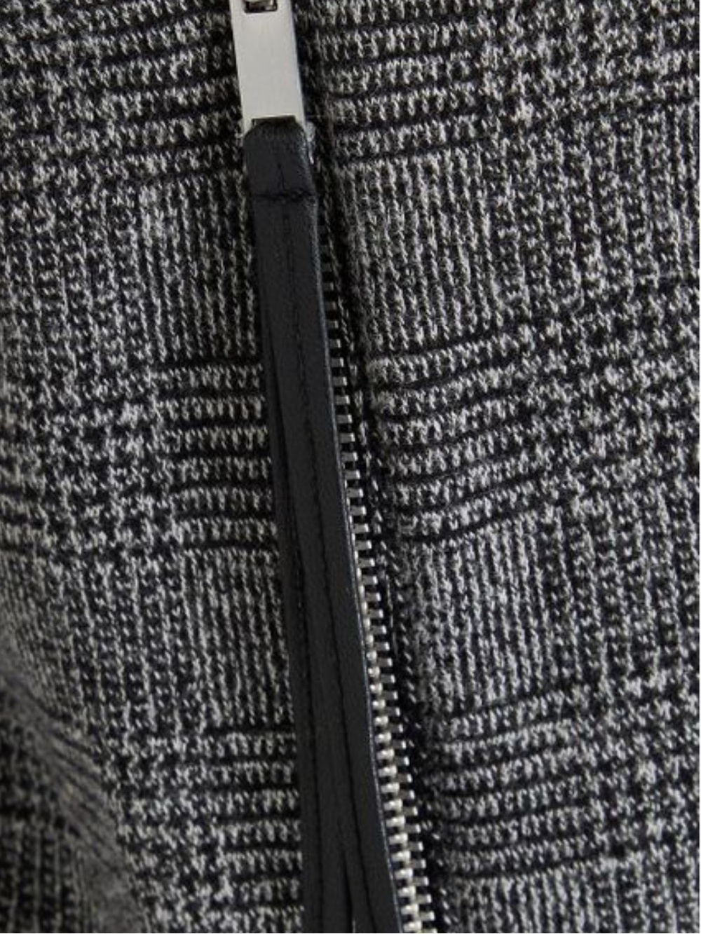 Vince Grey Prince Of Wales Checked Cotton-Blend Midi Skirt, size 4 - Picture 10 of 16